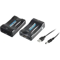 ShiverPeaks SHVP SP05-07001 Scart auf HDMI Konverter, Audio Adapter