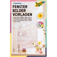 Folia Fensterbilder Vorlagen Bloom & Grow inkl. Kreide