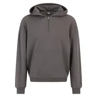 URBAN CLASSICS Boxy Reißverschlusspullover Dark shadow M