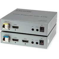 Roline KVM Verlängerung über LWL, HDMI 4K, USB, 20