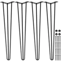Vevor Tischbeine Tischgestell Metall 28 Zoll 71,1 cm Kohlenstoffstahl