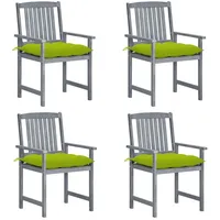 VidaXL Gartenstuhl 59 x 60 x 53 cm grau