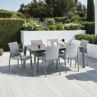 Idimex Gartenmöbel Set VERANO, grau