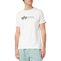 Alpha Industries Label 2 Pack Kurzarm-T-Shirt White 2XL