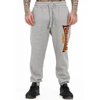 Lonsdale Blackley Joggers - Marl Grey / Oxblood /