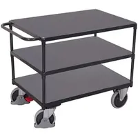 VARIOfit Schwerer Tischwagen mit 3 Ladeflächen sw-700.600/AG,
