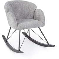 BIZZOTTO Schaukelsessel Sibilla Boucle-Stoff 70 x 90 x 80
