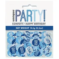 Unique Konfetti zum 18. Geburtstag - 14 g -