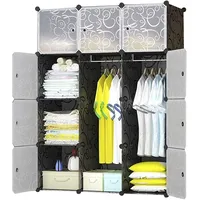 BRIAN & DANY Kleiderschrank 12 Würfel 45 x 35