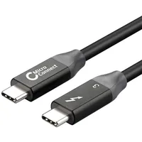 MicroConnect TB3005 (0.50 m, 40 Gbit/s, Schwarz, (TB3005)