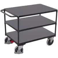 VARIOfit Schwerer Tischwagen mit 3 Ladeflächen sw-500.650/AG,