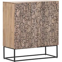 GUTMANN FACTORY Kommode GUTMANN FACTORY, beige (natur, natur), B:80cm