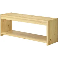 Erst-Holz Sitzbank Küchenbank Schuhbank Kiefer massiv Holzbank 120x45x35 90.71-40