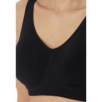 SCHIESSER Bustier Casual Seamless in Schwarz S