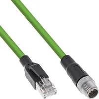 InLine InLine® Industrie Netzwerkkabel, M12 8-pin X-kodiert St. zu