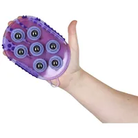 Kerbl Magnet-Massage-Striegel lila