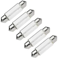 WITTKO-WARE WITTKOWARE 5 Stück Soffitten-Lampe in Röhrenform, 8x31mm, S7,