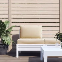 VidaXL Palettenkissen 2-tlg. Beige Oxford-Gewebe