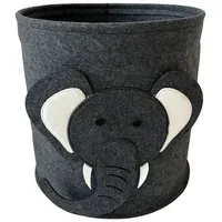 Hti-Living Aufbewahrungskorb Elefant rund