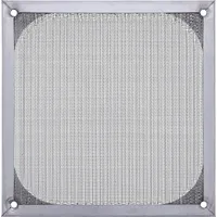 InLine Lüftergitter, Aluminium Filter, 140x140mm