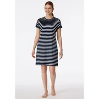 SCHIESSER Nachthemd Casual Essentials in nachtblau), | Gr.: 48
