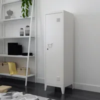 [en.casa] Einzelspind Kurikka 137x38x38 cm Weiß