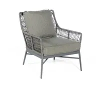 SonnenPartner Loungesessel Retro Aluminium mit PE-Bespannung light coal Relaxsessel