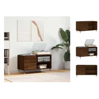 VidaXL Plattenschrank Braun Eichen-Optik 85x38x48 cm Holzwerkstoff