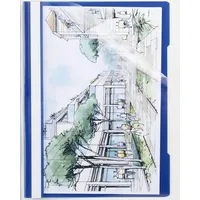 Kompatible Ware Schnellhefter Quality Kunststoff dunkelblau DIN A4