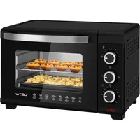 Woltu Mini Backofen 21 L, elektrischer Minibackofen, Miniofen, Pizzaofen,