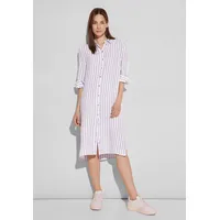 STREET ONE Damen A143853 Gestreiftes Kleid, Smell Of Lavender,