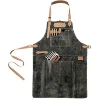 Black Forest Fox LOGAN MASTERPIECE Leder Grill Schürze Cracker