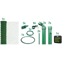 GAH Alberts Alberts Maschendrahtzaun zum Einbetonieren, grün 1500/15 -