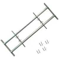VidaXL Fenstergitter Verstellbar für Fenster 2 Stk. 700-1050 mm