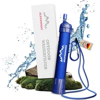 Alpenwert Wasserfilter Outdoor - Trinkwasserfilter für 4000 Liter gefiltertes