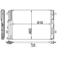 MAHLE ORIGINAL MAHLE AC 446 000S A/C-Kondensator