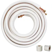 Vevor 50FT Mini-Split-Leitungsset, Kupferrohre mit 1/4 Zoll und 1/2