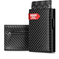 Icereco Reisepasshülle Herren Geldbörse Portemonnaie schwarz