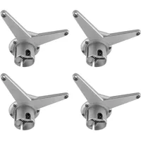 Vasalat CAMAR Tischbeinbefestigung oben für 60mm Tischbeine, Aluminium 4