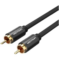 Vention Audio-Kabel 1m Schwarz Metall aus PVC-Aluminiumlegierung