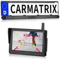 CARMATRIX Rückfahrkamera Solar Funk