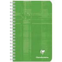Clairefontaine 10x Notizbuch 11x17cm 50 Blatt 90g kariert sortiert,