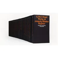 Suhrkamp Werke in 20 Bänden mit Registerband 20 Teile