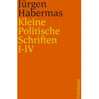 Suhrkamp Kleine Politische Schriften (I–IV)