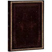 Paperblanks PB3519-0- Faux Leder schwarzes Marokkoleder Midi Liniert, Midi
