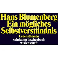 Suhrkamp Ein mögliches Selbstverständnis