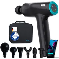 FLOW Pro Profi-Massagepistole 7 Aufsätze 4 Stufen 100W 14mm