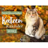 Heel Verlag GmbH Mein Literarischer Katzenkalender 2025 Wandkalender: Eintragkalender