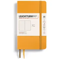 Leuchtturm1917 Leuchtturm 1917 Notizbuch A6, Softcover, 123 Seiten, orange,