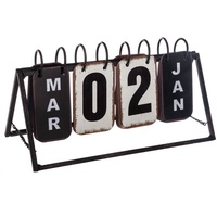 Atmosphera Créateur d'intérieur Kalender schwarz und weiß